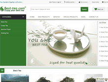 Tablet Screenshot of best-tea.com